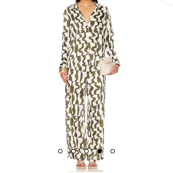 Rails- button down an draw string pants - Picture 2 of 8